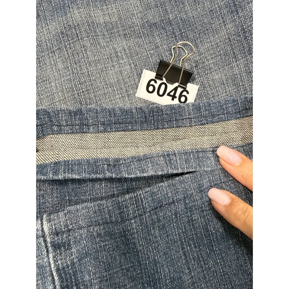 Levis 505 Regular Fit Straight Leg Jeans Men 38x27 Mid Wash Blue Denim  Alt Hem